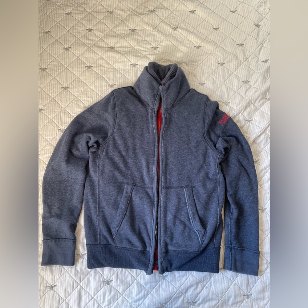 Abercrombie & Fitch New York Zip Up Sweater Jacket